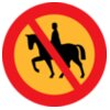 ryanlerch No horse riding sign