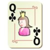 nicubunu Ornamental deck Queen of clubs