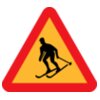 ryanlerch Skiier Sign