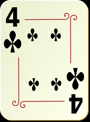 nicubunu Ornamental deck 4 of clubs