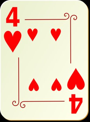 nicubunu Ornamental deck 4 of hearts