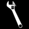 method Adjustable wrench   icon style
