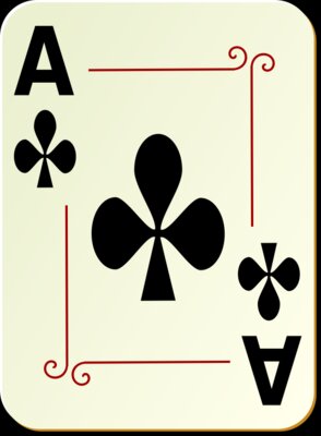 nicubunu Ornamental deck Ace of clubs
