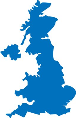 shokunin United Kingdom map