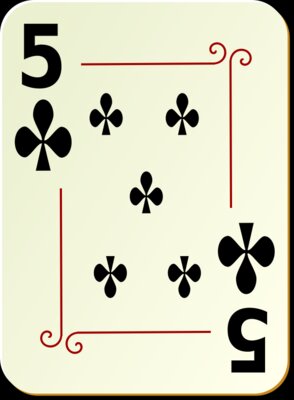nicubunu Ornamental deck 5 of clubs