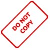 Merlin2525 Do Not Copy Business Stamp 1