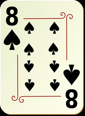 nicubunu Ornamental deck 8 of spades