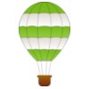 maidis Horizontal Striped Hot Air Balloons 2