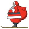 johnny automatic Skiing Santa