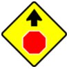 Leomarc caution stop sign