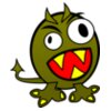 molumen small funny angry monster