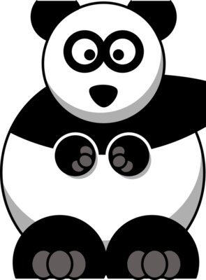 StudioFibonacci Cartoon Panda