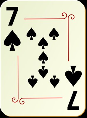 nicubunu Ornamental deck 7 of spades