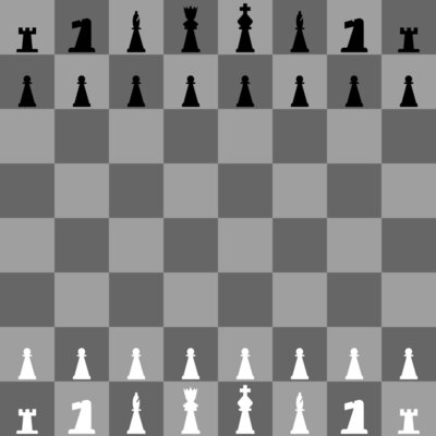 portablejim 2D Chess set   Chessboard 2