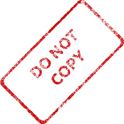 Merlin2525 Do Not Copy Business Stamp 2