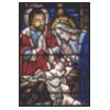 stained glass holy family