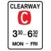 Leomarc sign clearway 2