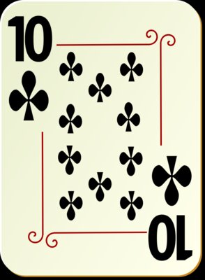 nicubunu Ornamental deck 10 of clubs