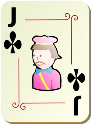 nicubunu Ornamental deck Jack of clubs