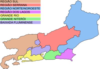 laobc Map of Rio de Janeiro