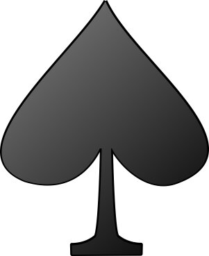 nicubunu Card symbols Spade
