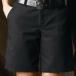 Ladies' Plain Front Shorts, 8 Inch Inseam